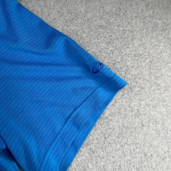 CHampion Duo DRY Polo Shirt Blue Performance Mens XL Stretch - Picture 3 of 9